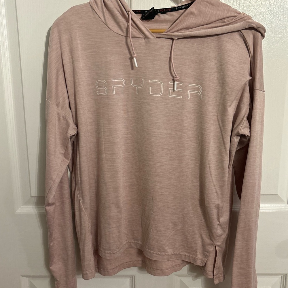 Spyder Light Pink Pullover Hoodie